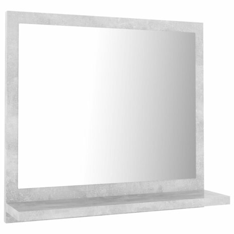 Badkamerspiegel 40x10,5x37 cm bewerkt hout betongrijs 2