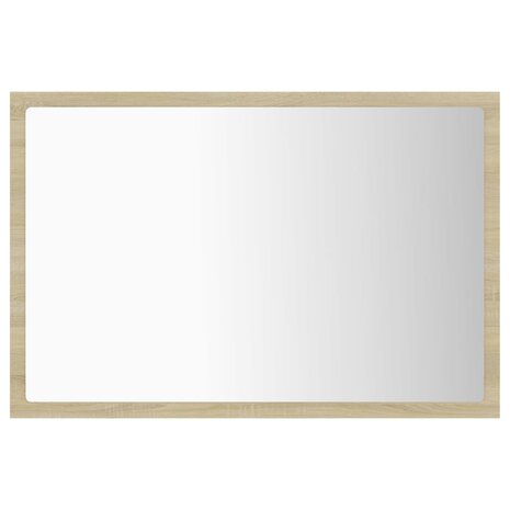 Badkamerspiegel LED 60x8,5x37 cm acryl sonoma eikenkleurig 3