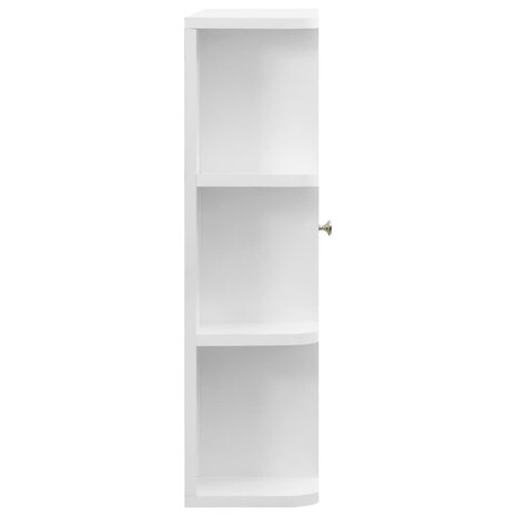 Badkamerspiegelkast 66x17x63 cm MDF wit 5