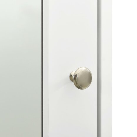Badkamerspiegelkast 66x17x63 cm MDF wit 7