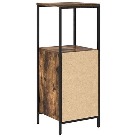 Badkamerkast met planken 36x35x95 cm gerookt eiken 8