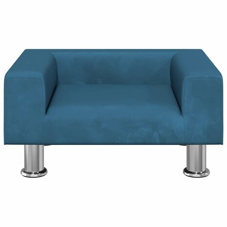 Hondenmand 50x40x26,5 cm fluweel blauw 3