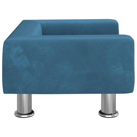 Hondenmand 50x40x26,5 cm fluweel blauw 4