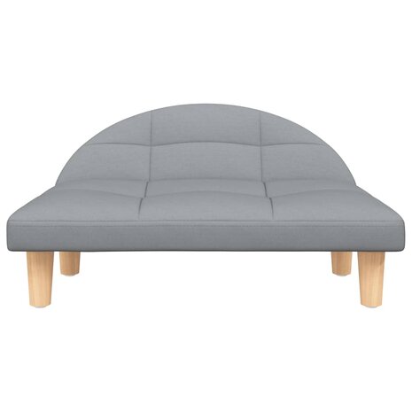 Hondenmand 70x52x30 cm stof lichtgrijs 3