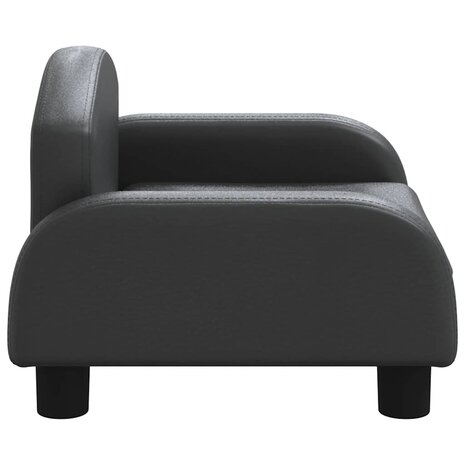 Hondenmand 50x40x30 cm kunstleer zwart 4