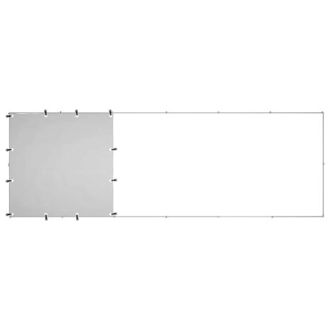 Hondenkennel 330x110x110 cm staal zilverkleurig 4