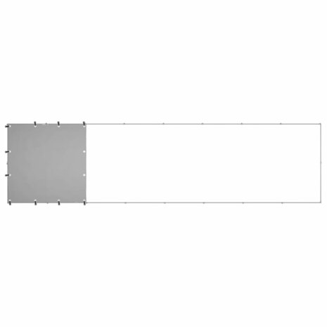 Hondenkennel 4,84 m&sup2; staal zilverkleurig   4