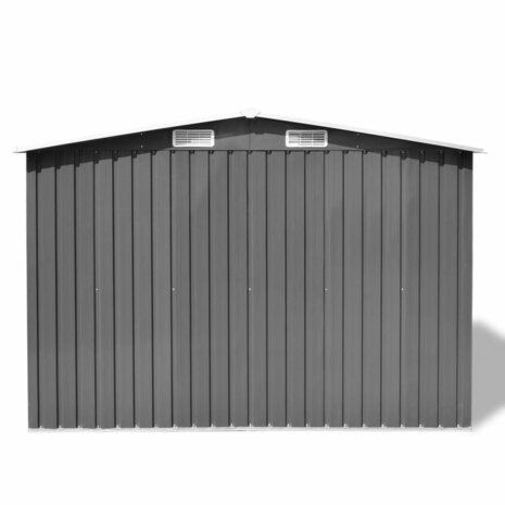 Tuinberging 257x205x178 cm metaal grijs 4