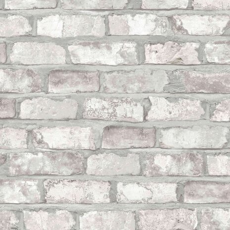 DUTCH WALLCOVERINGS Behang bakstenen wit EW3104  1