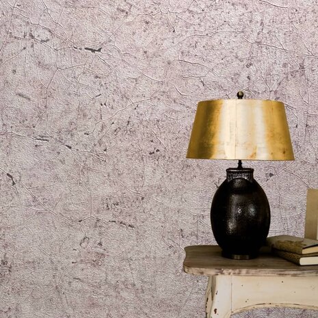 Noordwand Behang Vintage Deluxe Stucco Crackle bruin 1