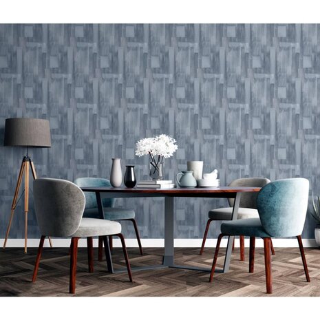 DUTCH WALLCOVERINGS Behang Wood grijs 5