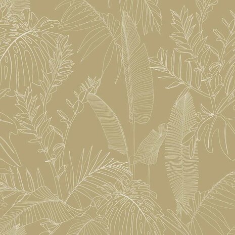HOLLANDSE WANDBEKLEDING Behang Galapalos Beige 1