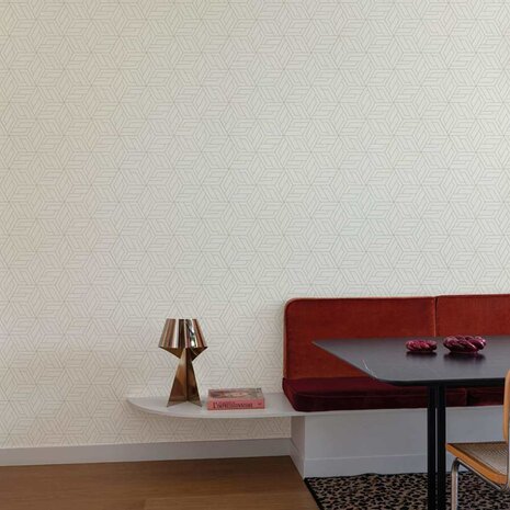 DUTCH WANDBEKLEDING Behang Cobra Wit 2
