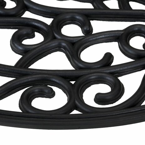 Deurmat halfrond 45x75 cm rubber 5