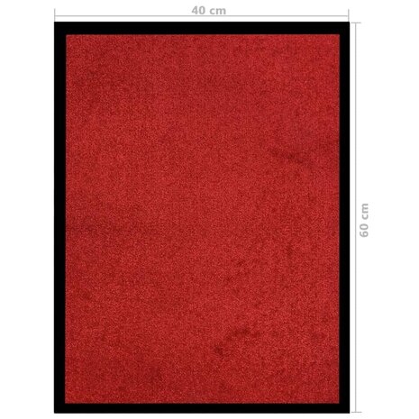 Deurmat 40x60 cm rood 6