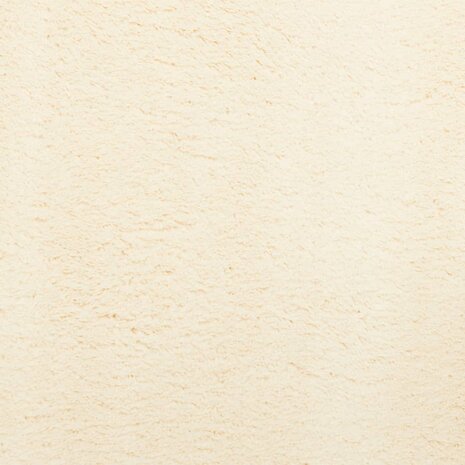 Vloerkleed HUARTE laagpolig zacht wasbaar 80x150 cm crème 9
