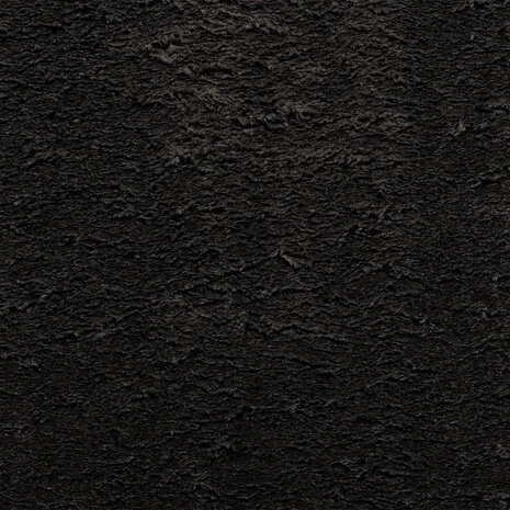 Vloerkleed HUARTE laagpolig zacht wasbaar 60x110 cm zwart 9