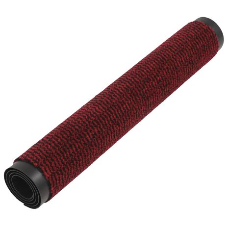 Droogloopmatten 2 st rechthoekig getuft 90x150 cm rood 3