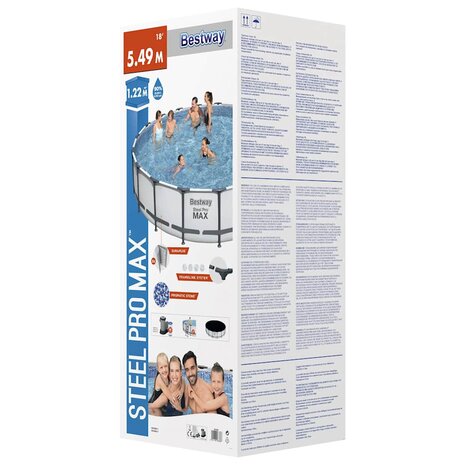 Bestway Zwembadset Steel Pro MAX 549x122 cm 9