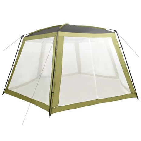 Zwembadtent 660x580x250 cm stof groen 1