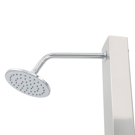 Buitendouche met bak HKC roestvrij staal 6