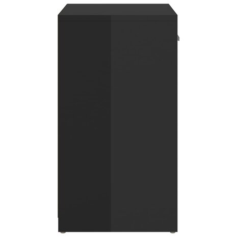 Schoenenbank 94,5x31x57 cm bewerkt hout hoogglans zwart 4