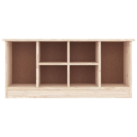 schoenenbankje ALTA 100x35x45 cm massief grenenhout 3