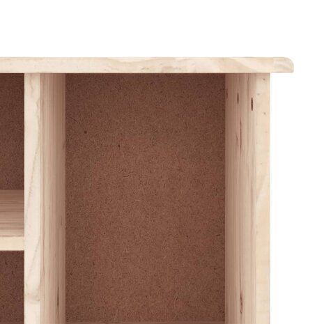 schoenenbankje ALTA 100x35x45 cm massief grenenhout 7