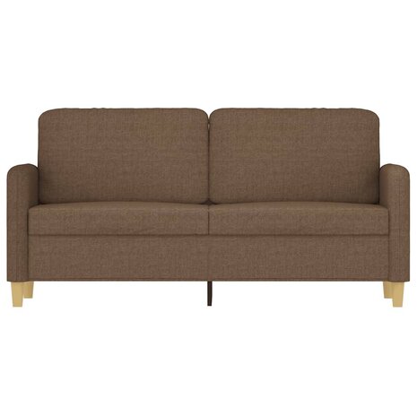 Tweezitsbank 140 cm stof bruin 3