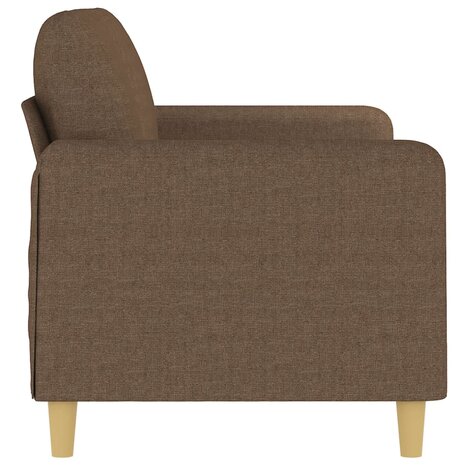 Tweezitsbank 140 cm stof bruin 4
