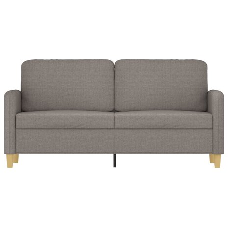 Tweezitsbank 140 cm stof taupe 3