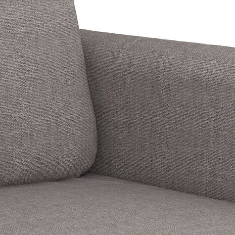 Tweezitsbank 140 cm stof taupe 6