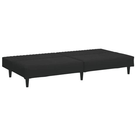 2-delige Loungeset fluweel zwart 5