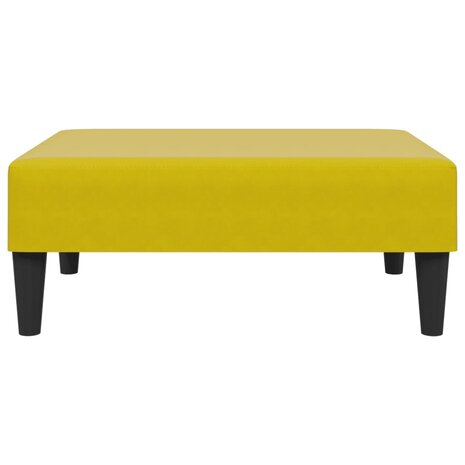 2-delige Loungeset fluweel geel 8