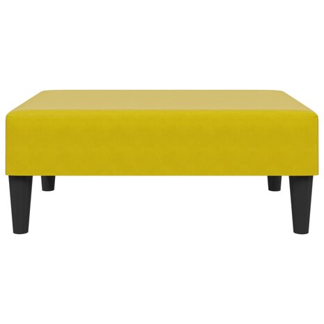 2-delige Loungeset fluweel geel 8