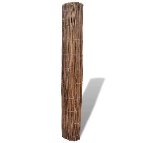 Tuinscherm 300x100 cm wilgenhout 7