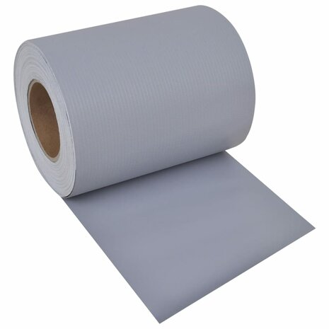 Tuinscherm 70x0,19 m PVC lichtgrijs 3