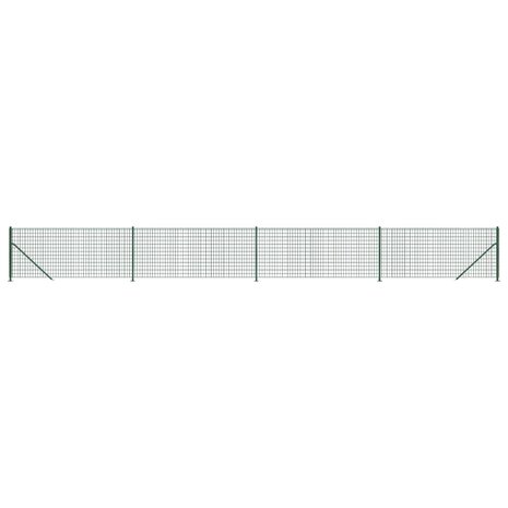 Gaashek met flens 1x10 m groen 2