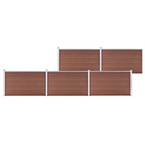 Schutting 872x106 cm HKC bruin 1