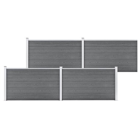 Schutting 699x106 cm HKC grijs 1