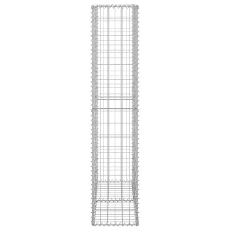 Schanskorf met deksels 150x100x30 cm gegalvaniseerd draad  6