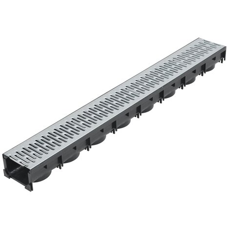 Afvoergoten 6 m gegalvaniseerd staal 6 st 2