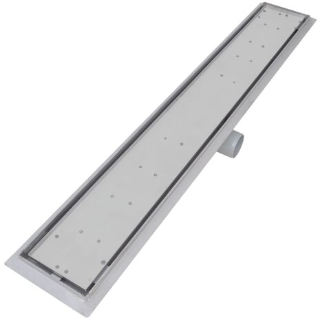 Doucheafvoer 2 st rechthoekig 830x140 mm roestvrij staal 6