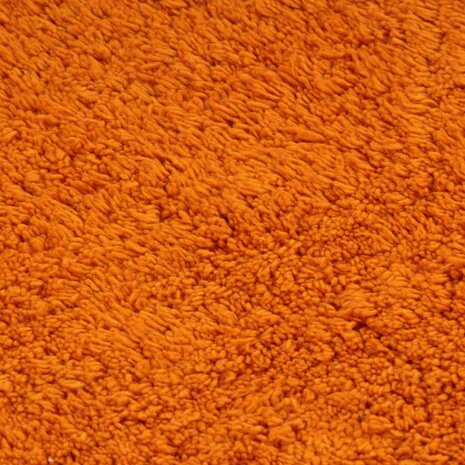 Badmattenset stof oranje 3-delig 5