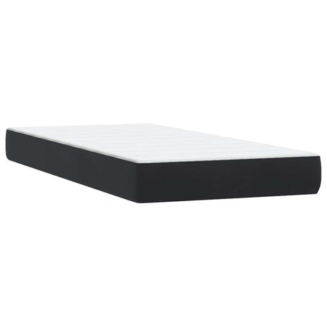 Boxspring met matras fluweel zwart 80x220 cm 7