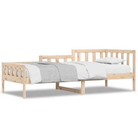 Slaapbank zonder matras 80x200 cm massief grenenhout 2