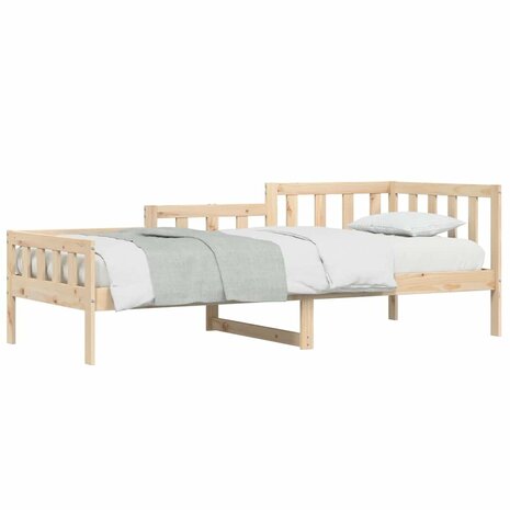 Slaapbank zonder matras 80x200 cm massief grenenhout 3