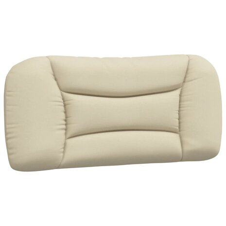 Bed met matras stof crèmekleurig 80x200 cm 5