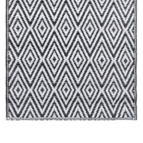 Buitenkleed ARAKIL 80x150 cm PP wit en zwart 4