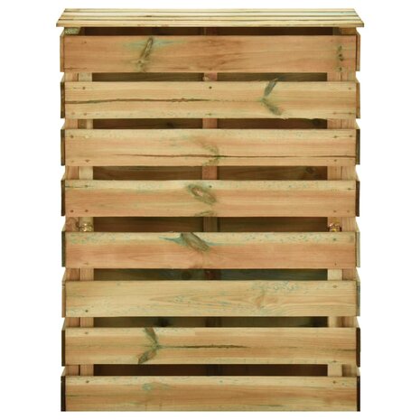 Tuincompostbak gelat 80x50x100 cm geïmpregneerd grenenhout 4